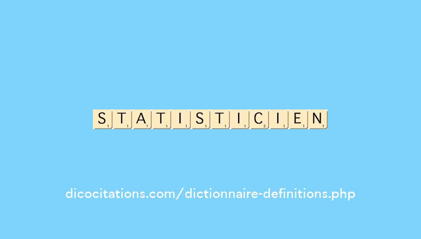 statisticien statisticien