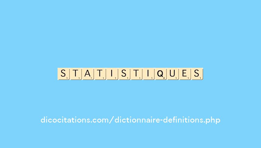 statistiques