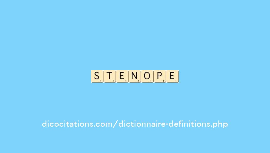 stenope stenope