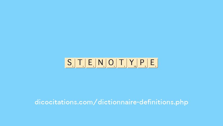 stenotype stenotype