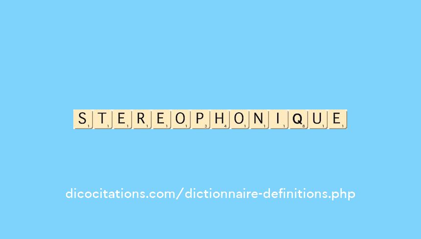 stereophonique stereophonique