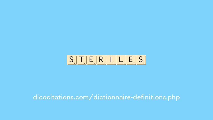 steriles steriles