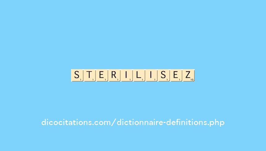 sterilisez