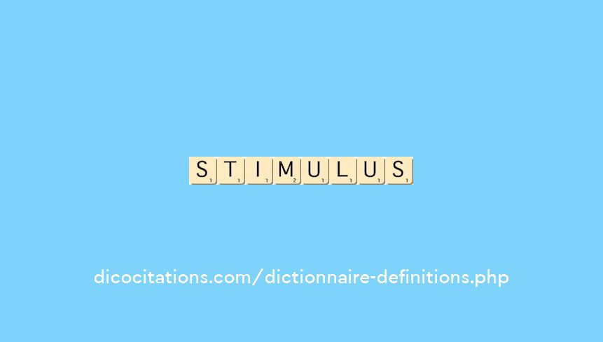 stimulus