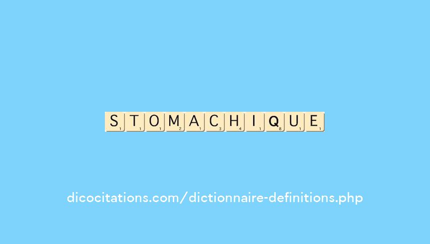 stomachique