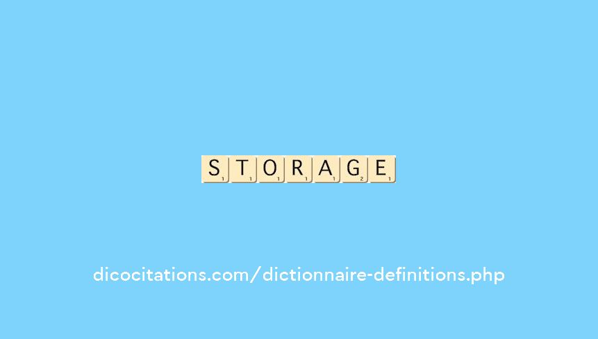 storage storage