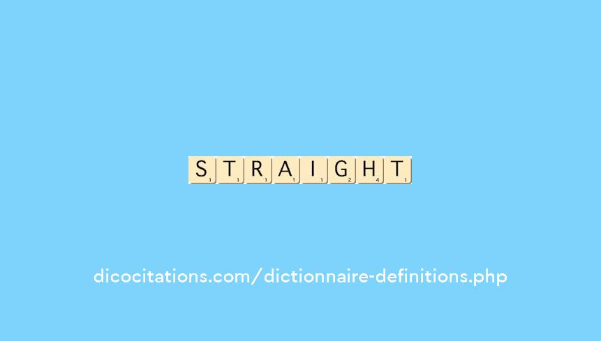 straight straight