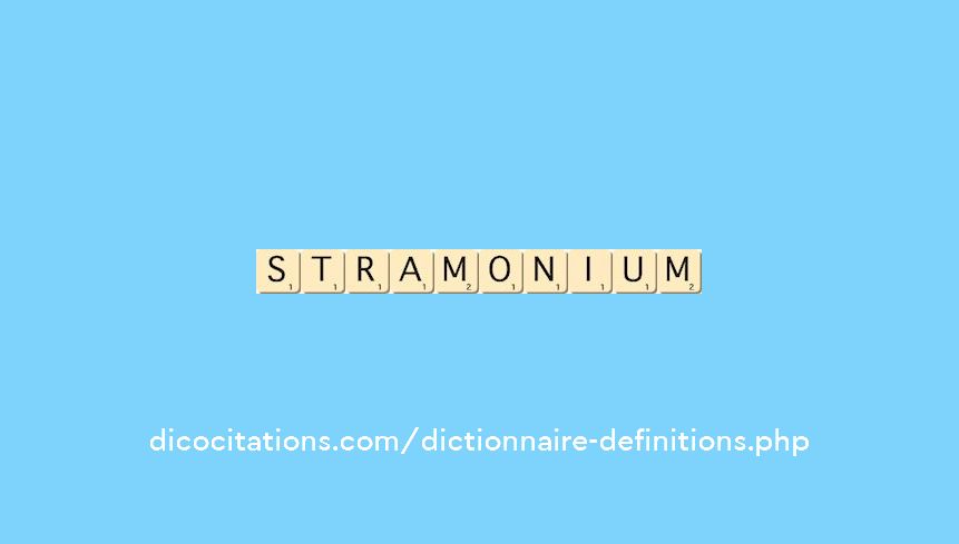 stramonium stramonium