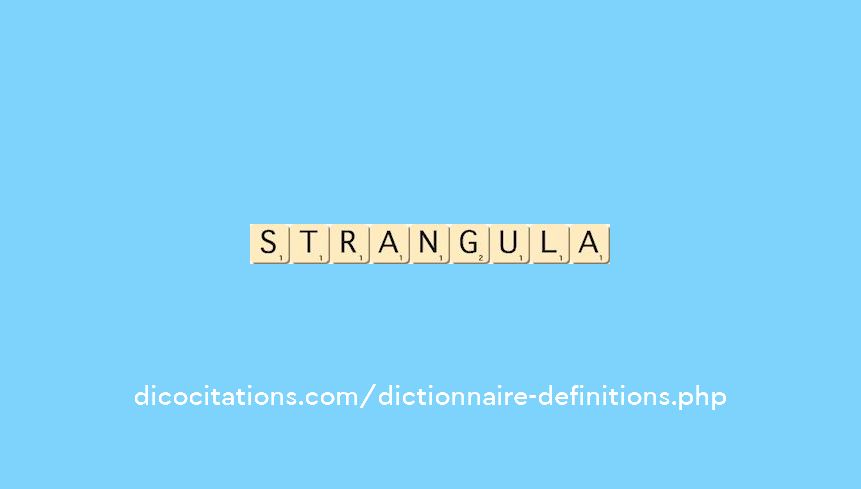 strangula strangula