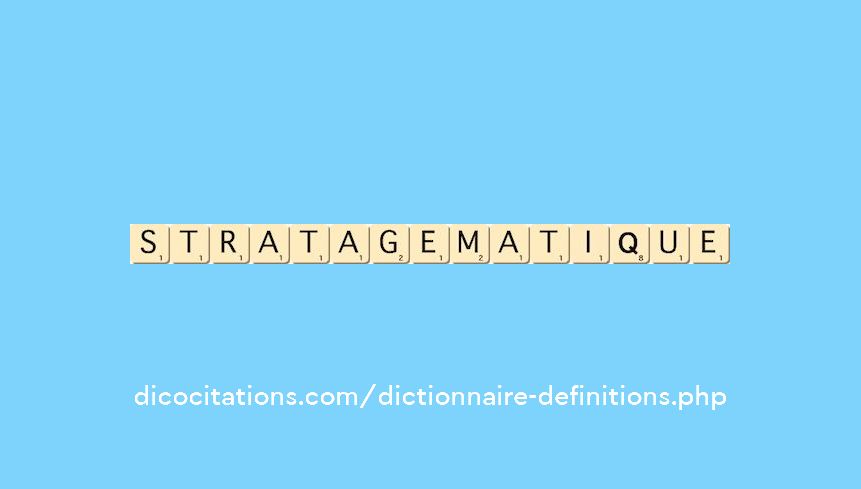 stratagematique