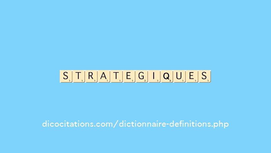 strategiques