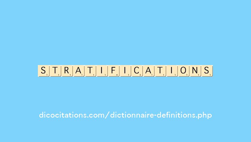 stratifications stratifications