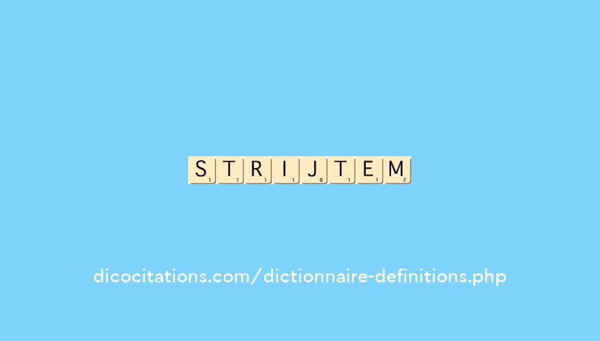 strijtem strijtem