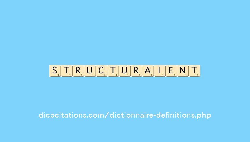structuraient structuraient