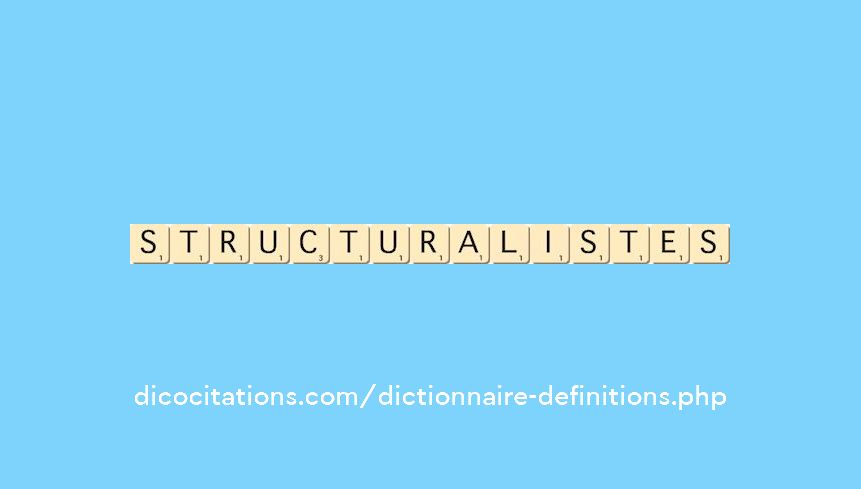 structuralistes
