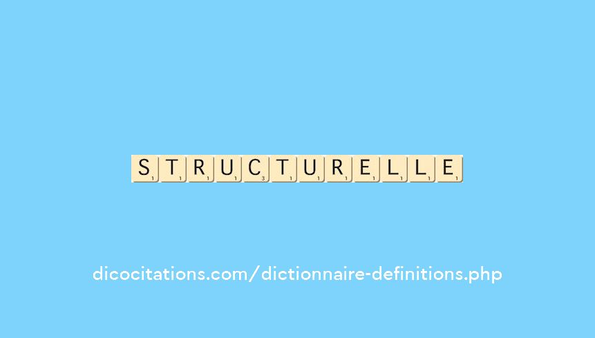 structurelle structurelle