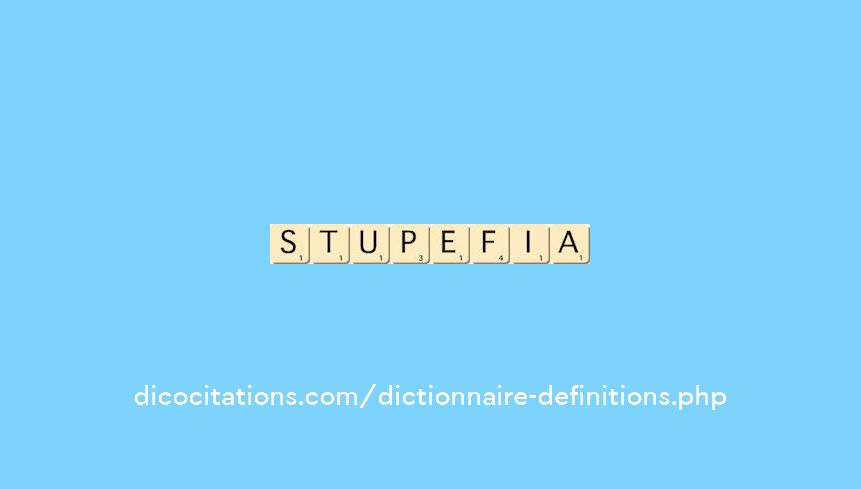 stupefia stupefia
