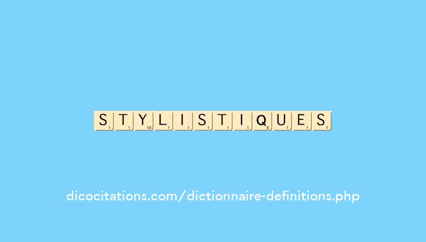 stylistiques