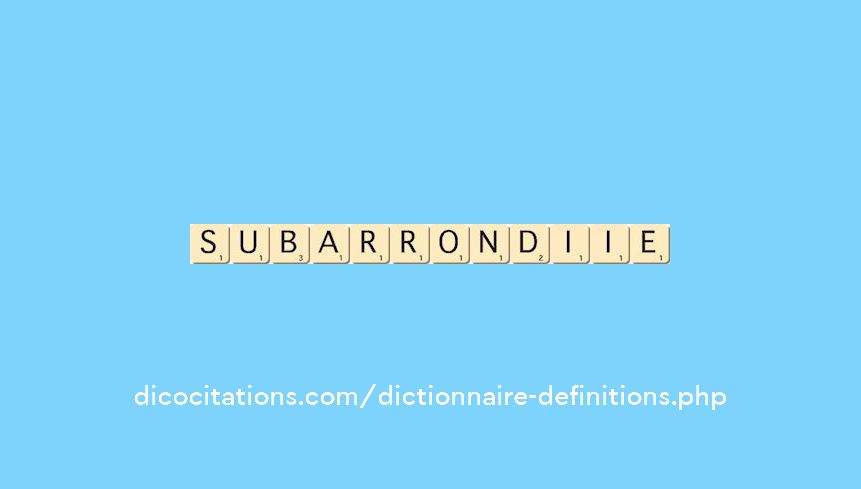 subarrondi--ie