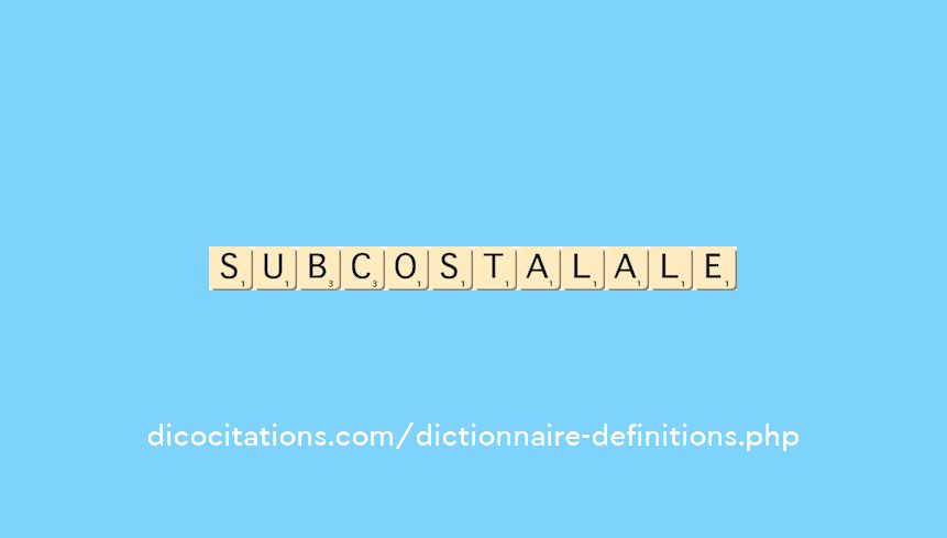 subcostal--ale