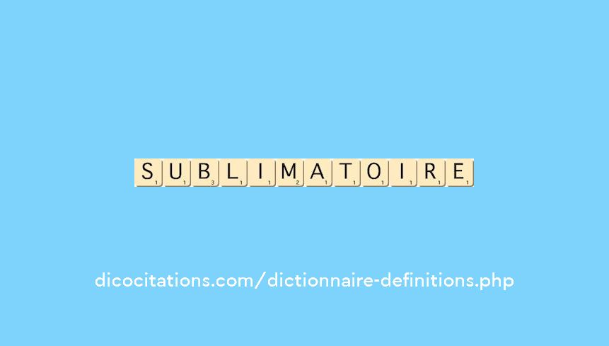 sublimatoire
