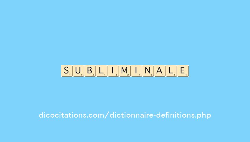 subliminale subliminale