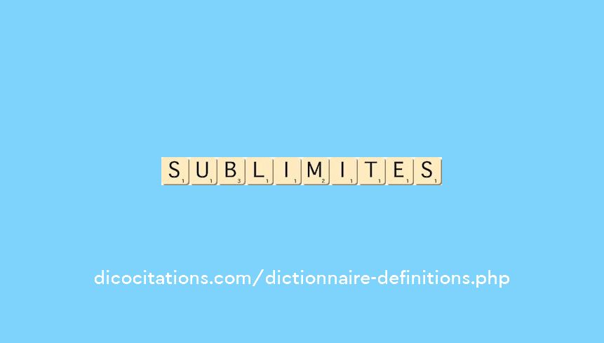 sublimites