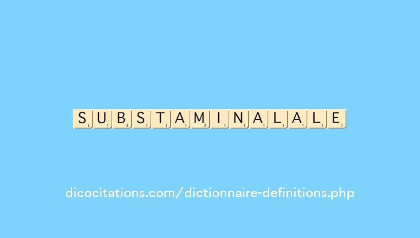 substaminal--ale