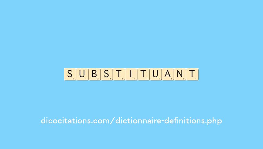 substituant substituant