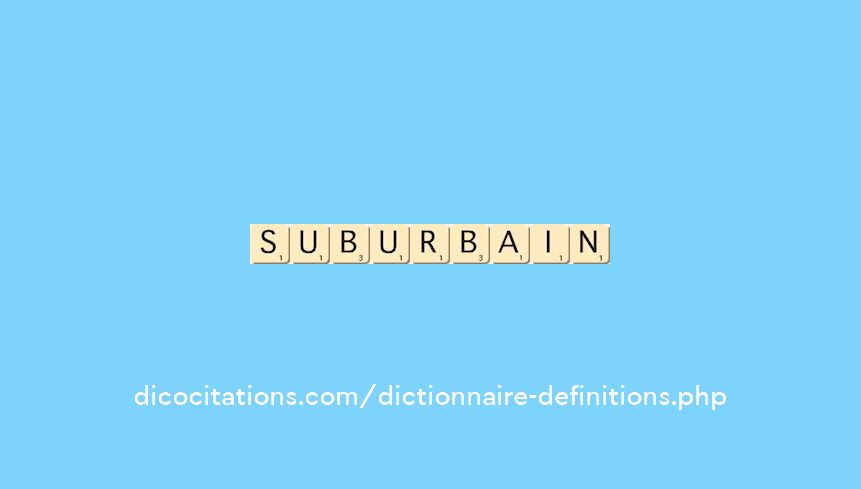 suburbain suburbain