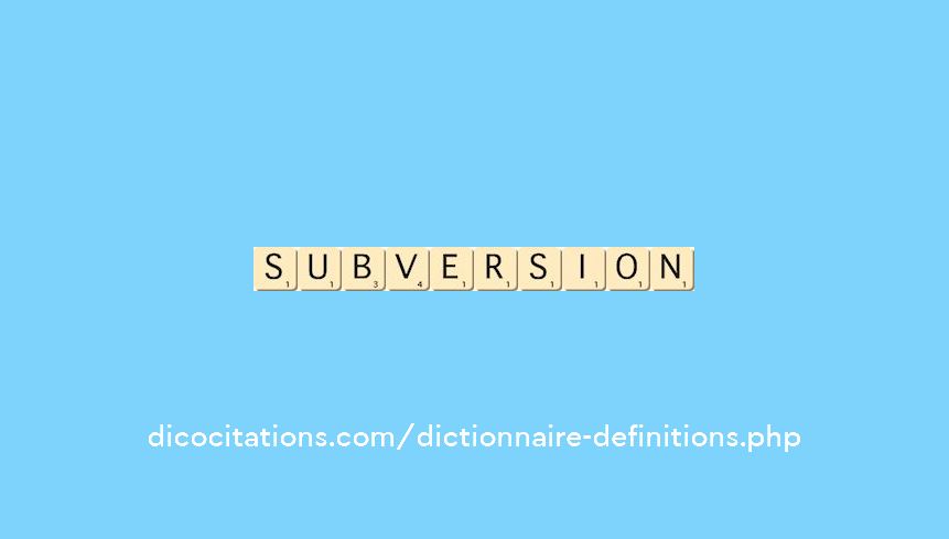 subversion