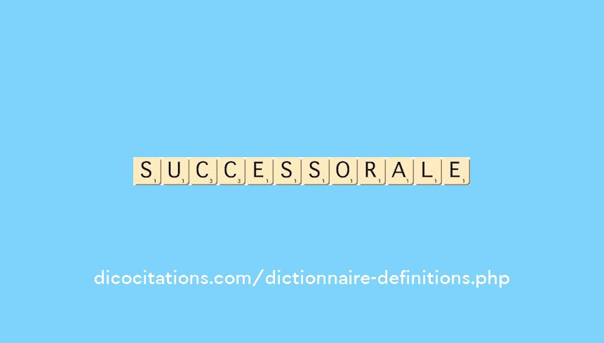 successorale