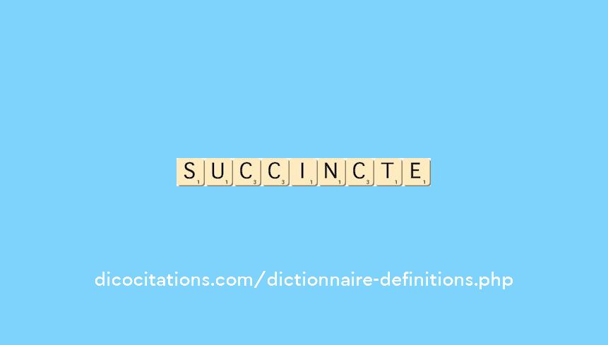 succincte