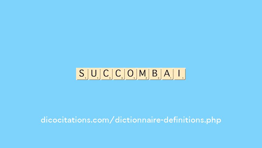 succombai succombai