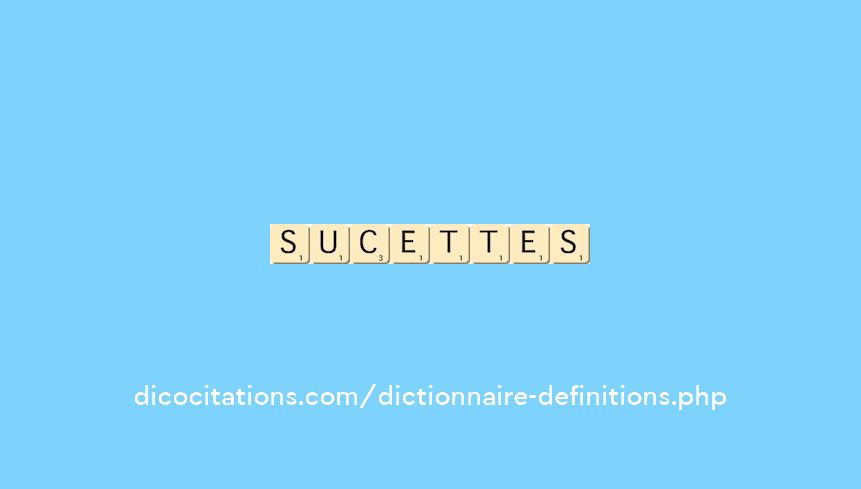 sucettes