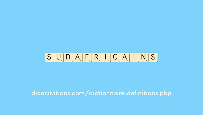 sud-africains