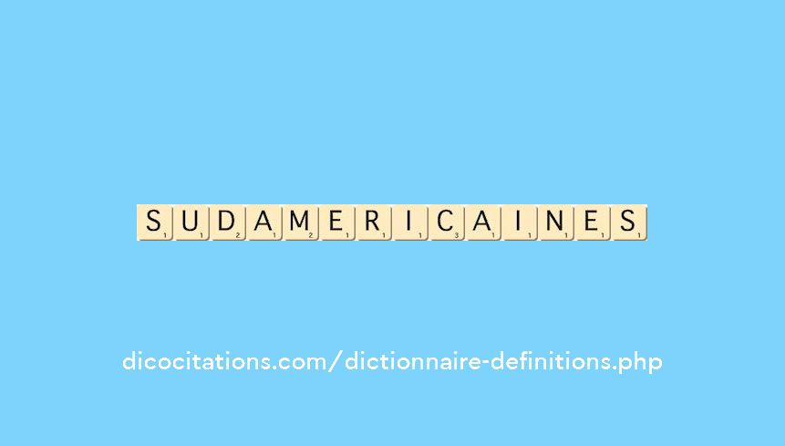 sud-americaines