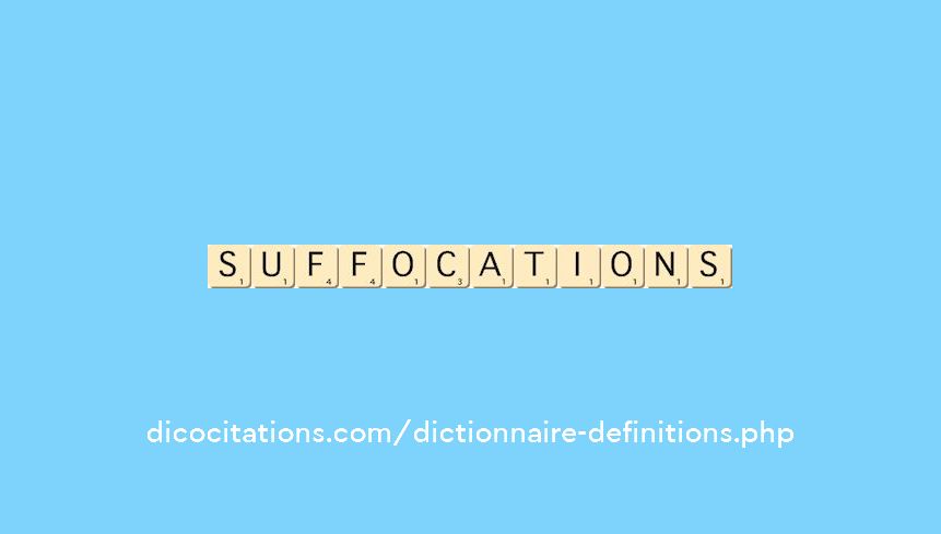 suffocations
