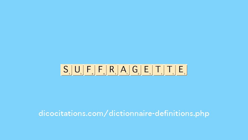 suffragette suffragette