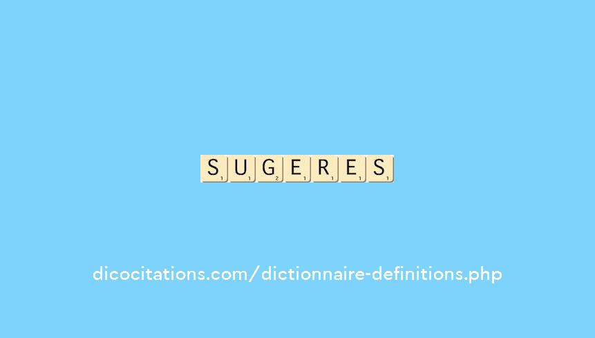 sugeres