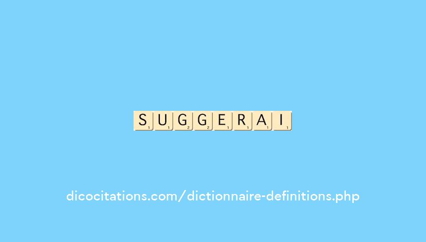suggerai