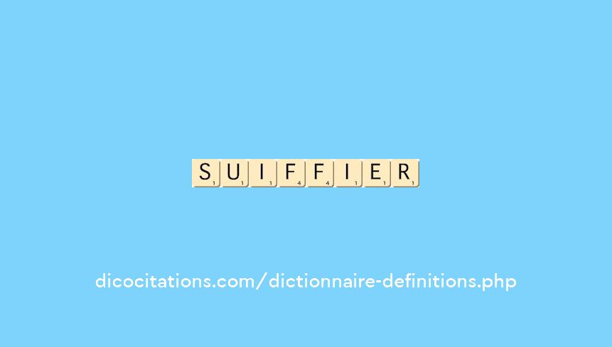 suiffier