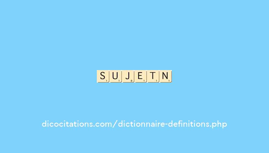 sujetion