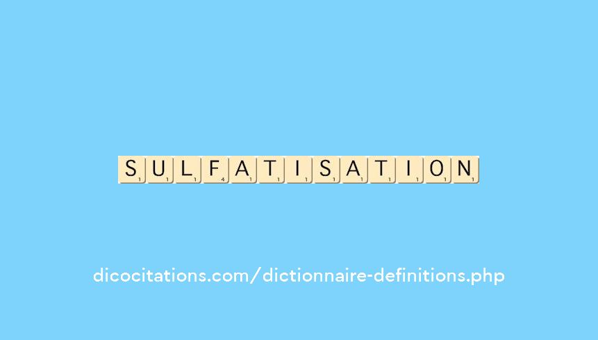 sulfatisation