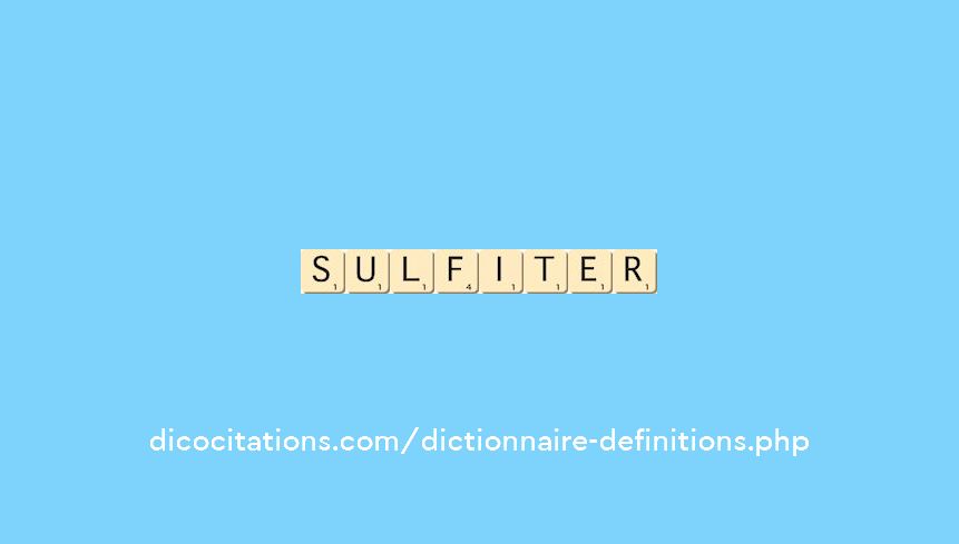 sulfiter