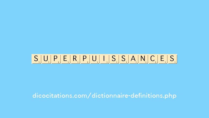 super-puissances super-puissances