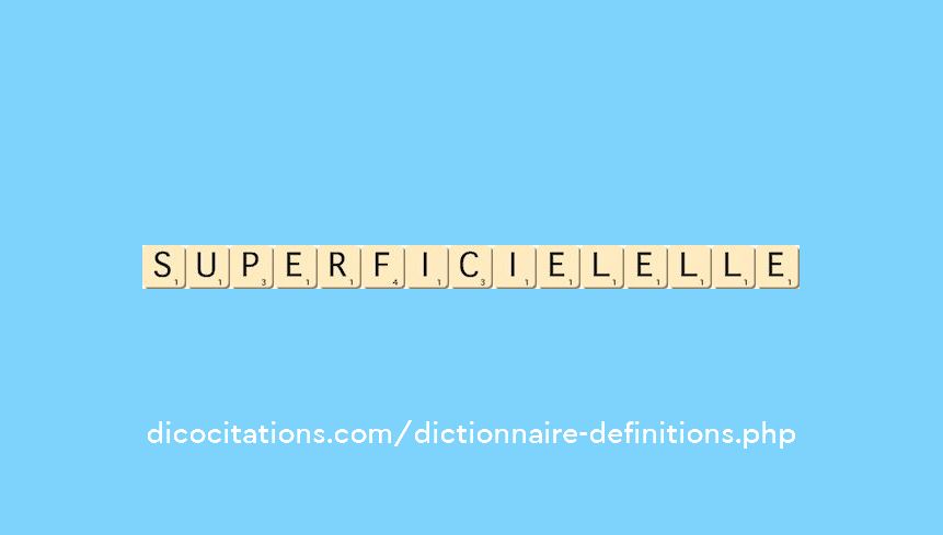 superficiel--elle