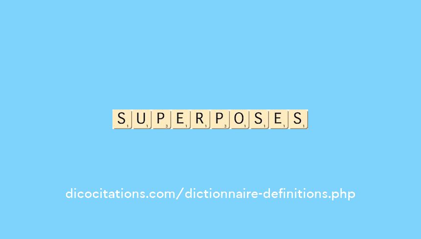 superposes superposes
