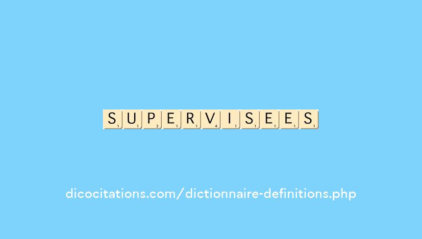 supervisees