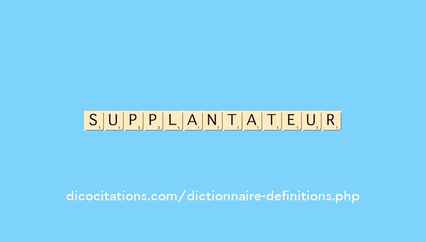 supplantateur